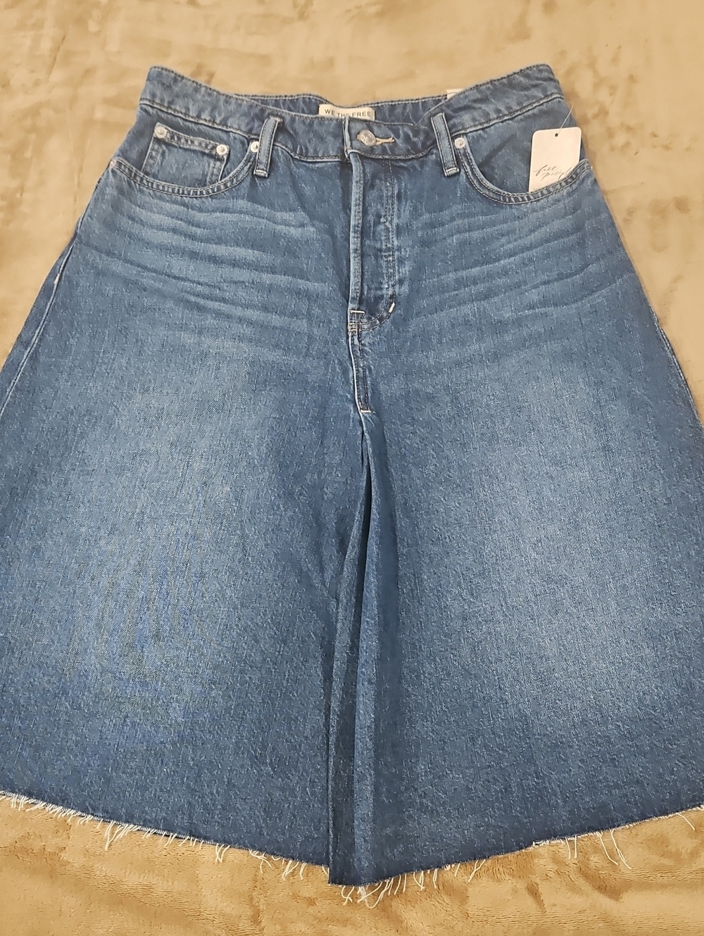 We The Free Daisy Mae Denim Midi Skirt